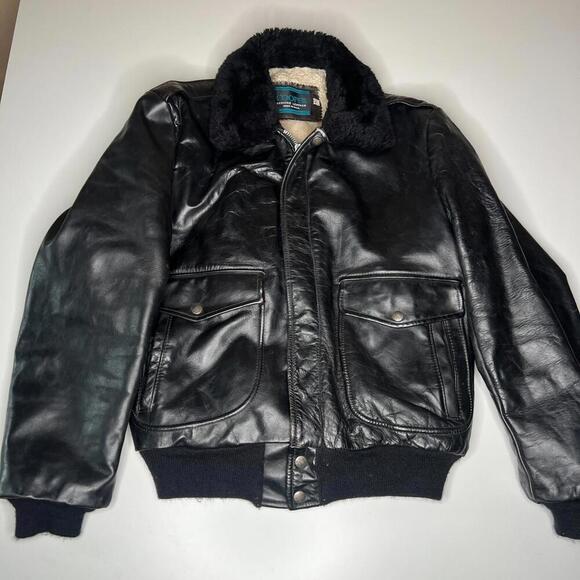Vintage A-2 Cooper Leather Flight Jacket – Men’s Size 42 – Made in USA - Picture 1 of 13